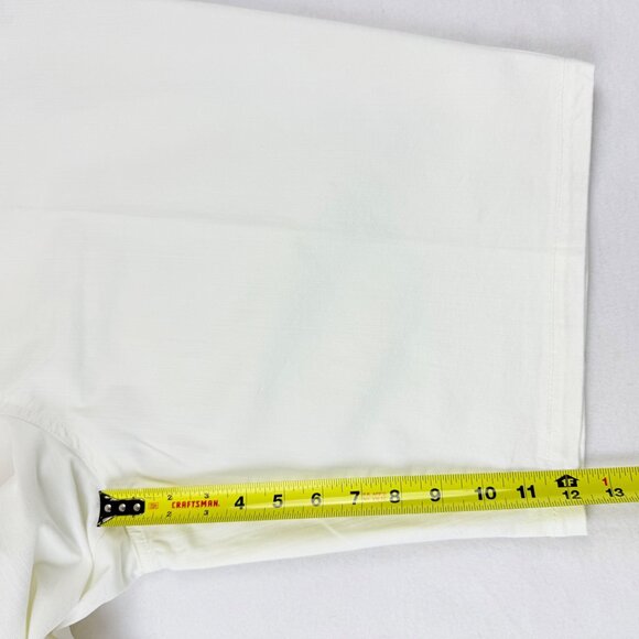 Terra & Sky Women Stretch Pull-on Fitted White Denim Shorts Plus 3X 24W-26W NWOT - Picture 10 of 10